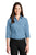 Port Authority® Ladies 3/4-Sleeve Carefree Poplin Shirt. LW102